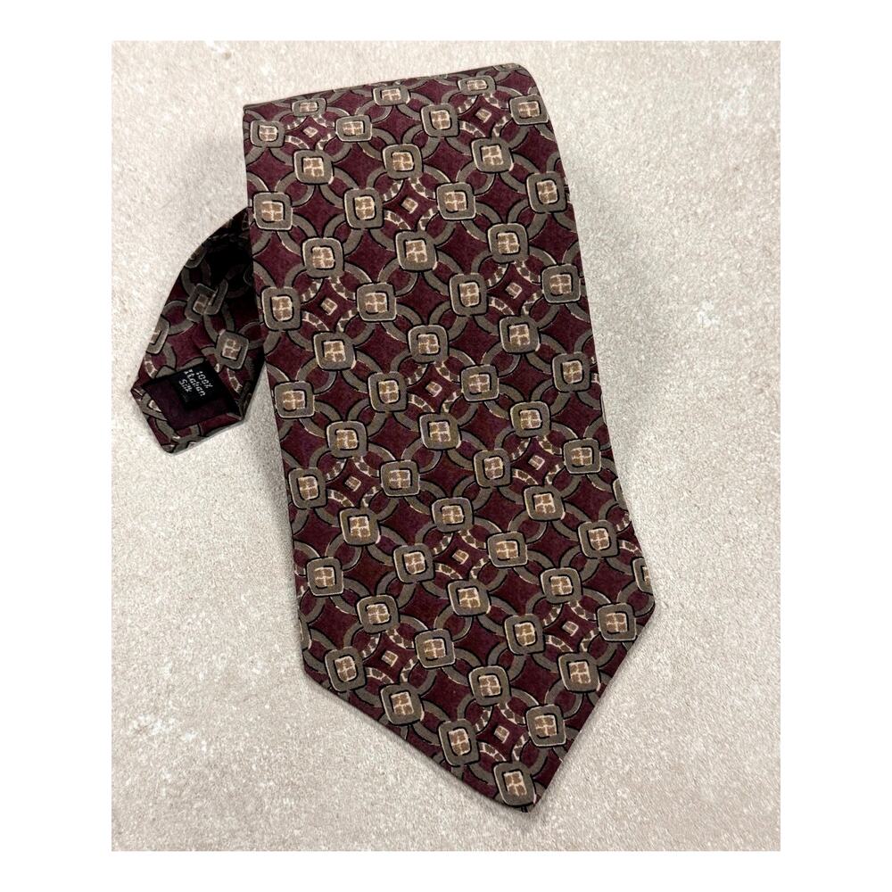 100% Italian Silk - Vintage Zylos by George Machado Men's Tie